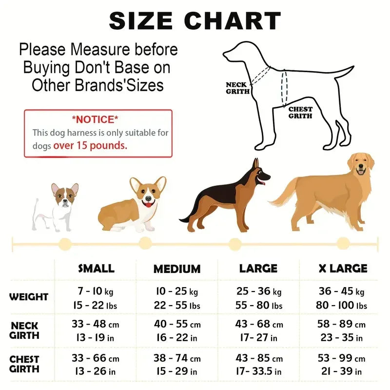 Easy Walking Reflective No-Pull Dog Harness With Handle For Training