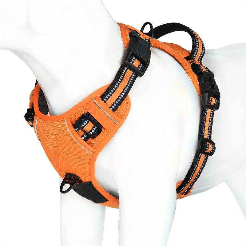 Easy Walking Reflective No-Pull Dog Harness With Handle For Training